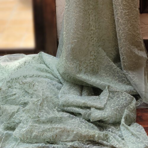 Tela Verde Esmeralda con Cristal 10 Metros x 270 cm