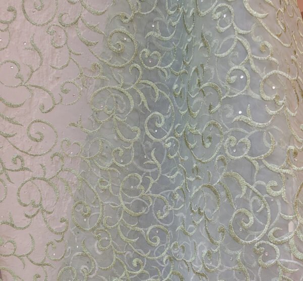 Tela Verde Esmeralda con Cristal 10 Metros x 270 cm