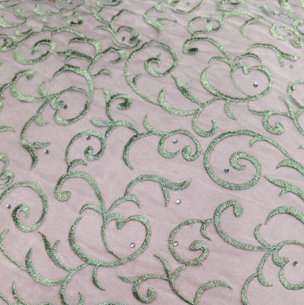 Tela Verde Esmeralda con Cristal 10 Metros x 270 cm